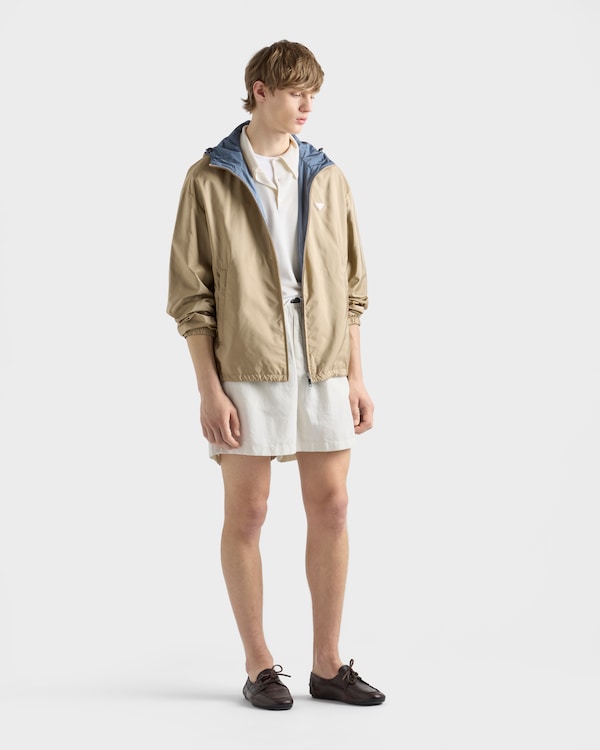 Reversible Re-Nylon jacket - Camel/Aviation Blue Reversible Re-Nylon jacket - Camel/Aviation Blue