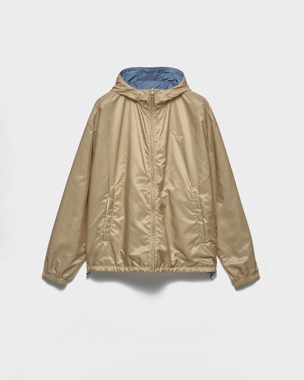 Reversible Re-Nylon jacket - Camel/Aviation Blue Reversible Re-Nylon jacket - Camel/Aviation Blue