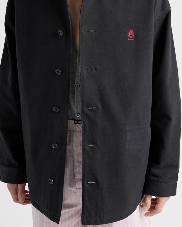 Cotton jacket - Black/Blue Cotton jacket - Black/Blue