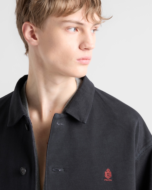 Cotton jacket - Black/Blue Cotton jacket - Black/Blue