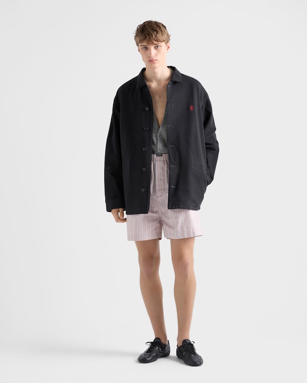 Cotton jacket - Black/Blue Cotton jacket - Black/Blue