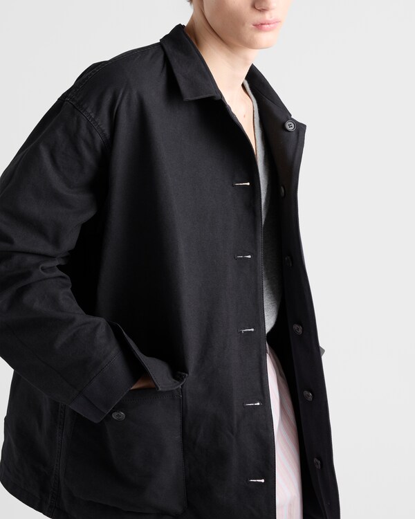Cotton jacket - Black/Blue Cotton jacket - Black/Blue