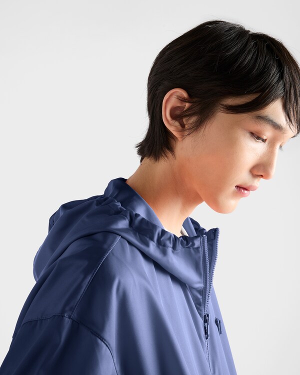 Re-Nylon rain jacket - Baltic Blue Re-Nylon rain jacket - Baltic Blue