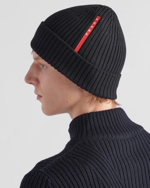 Wool beanie - Black Wool beanie - Black