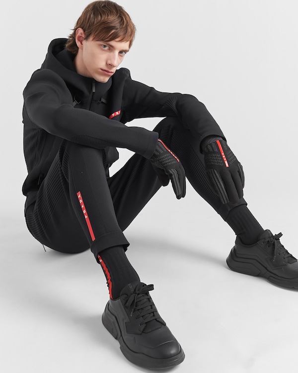 Techno Piqué pants - Black Techno Piqué pants - Black