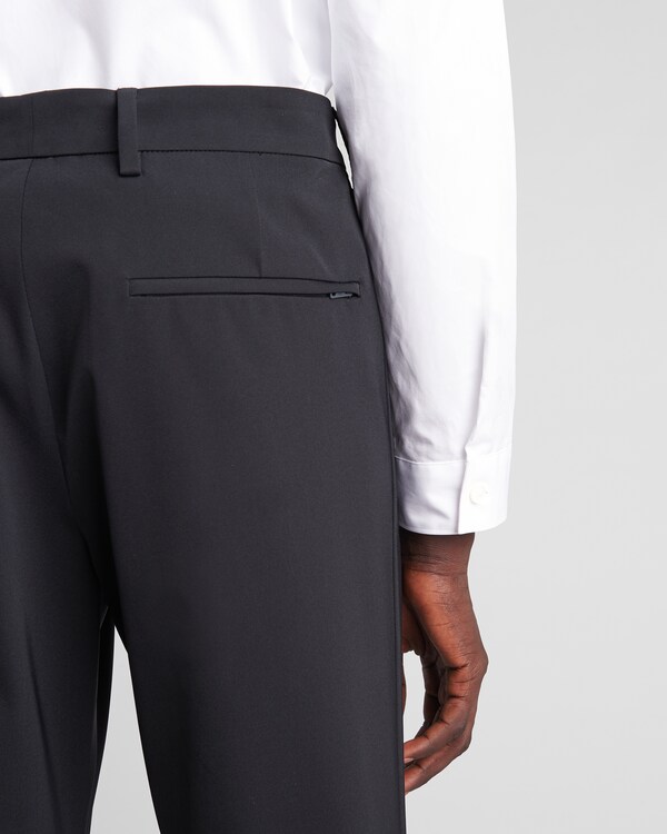 Stretch technical fabric pants - Black Stretch technical fabric pants - Black