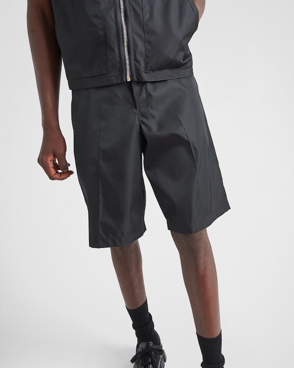 Re-Nylon Bermudas - Black Re-Nylon Bermudas - Black
