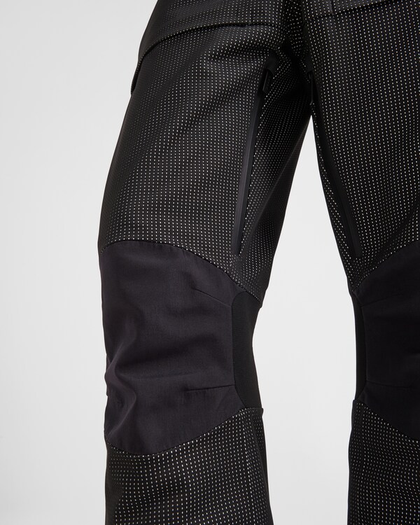 Reflective fabric ski pants - Black/Silver Reflective fabric ski pants - Black/Silver