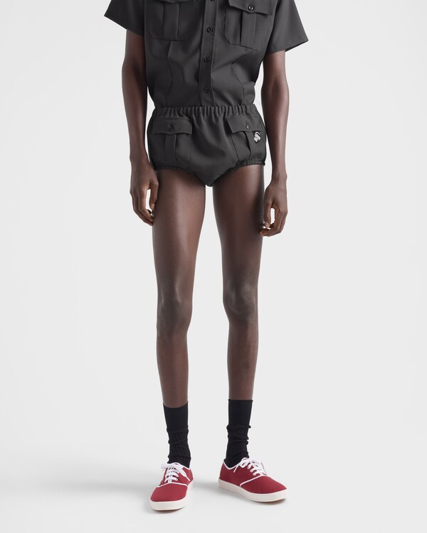 Technical fabric shorts - Iron Gray Technical fabric shorts - Iron Gray