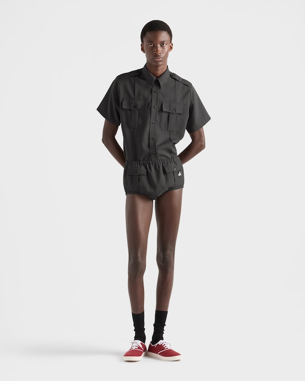 Technical fabric shorts - Iron Gray Technical fabric shorts - Iron Gray