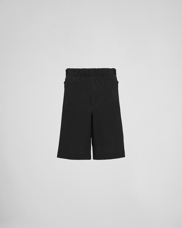 Light Bi-Stretch Bermudas - Black Light Bi-Stretch Bermudas - Black