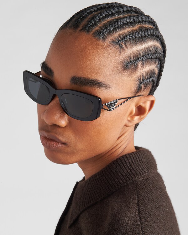 Sunglasses with triangle logo - Slate Gray Lenses Sunglasses with triangle logo - Slate Gray Lenses