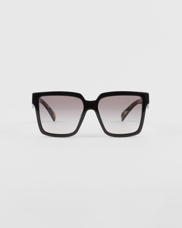 Sunglasses with Prada logo - Gradient Anthracite Gray Lenses Sunglasses with Prada logo - Gradient Anthracite Gray Lenses
