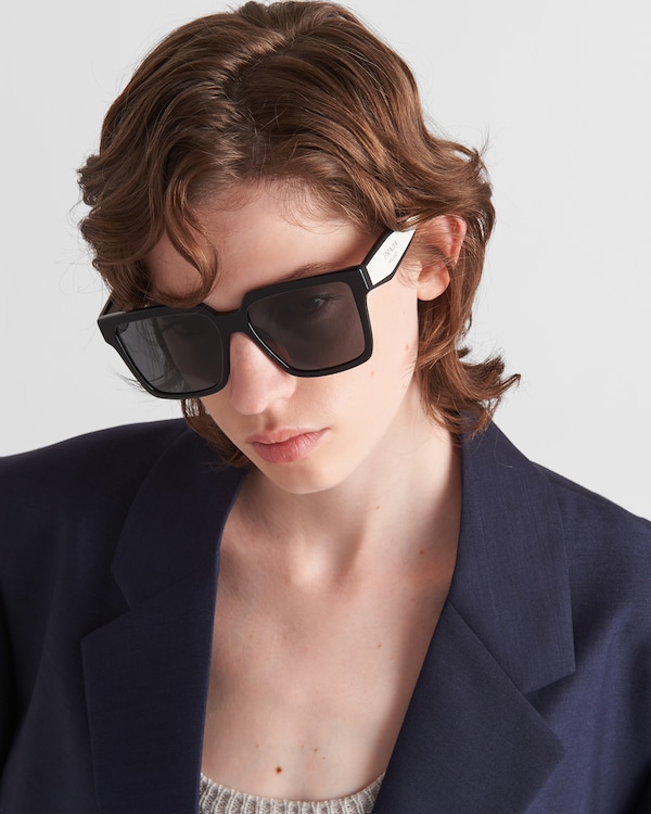 Sunglasses with Prada logo - Slate Gray Lenses Sunglasses with Prada logo - Slate Gray Lenses