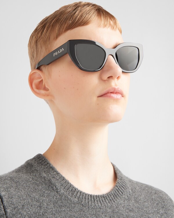 Sunglasses with Prada logo - Slate Gray Lenses Sunglasses with Prada logo - Slate Gray Lenses