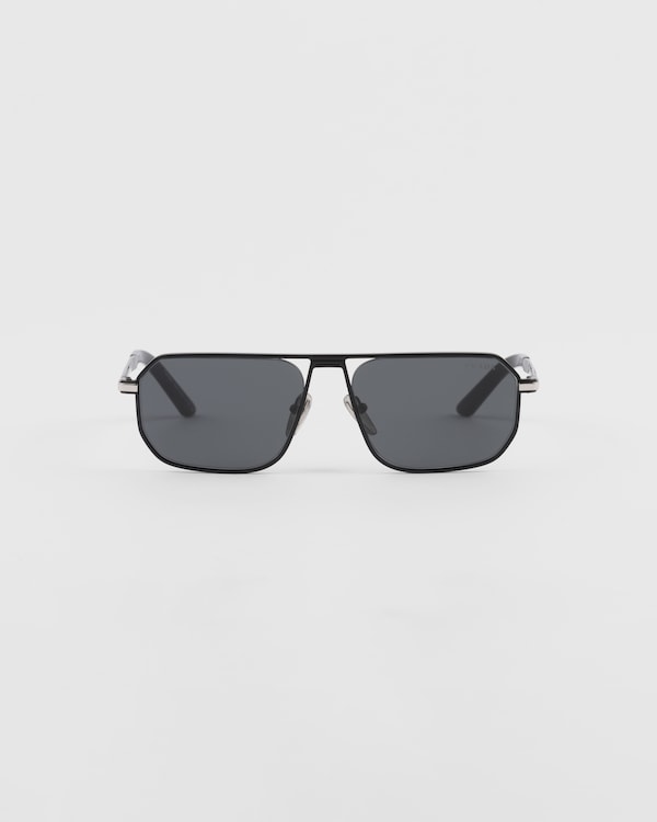 Sunglasses with iconic metal plaque - Slate Gray Lenses Sunglasses with iconic metal plaque - Slate Gray Lenses