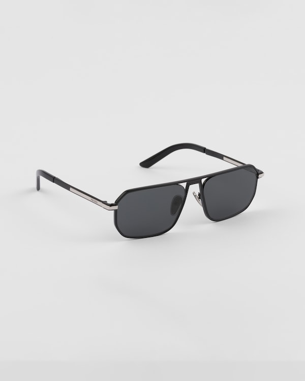 Sunglasses with iconic metal plaque - Slate Gray Lenses Sunglasses with iconic metal plaque - Slate Gray Lenses