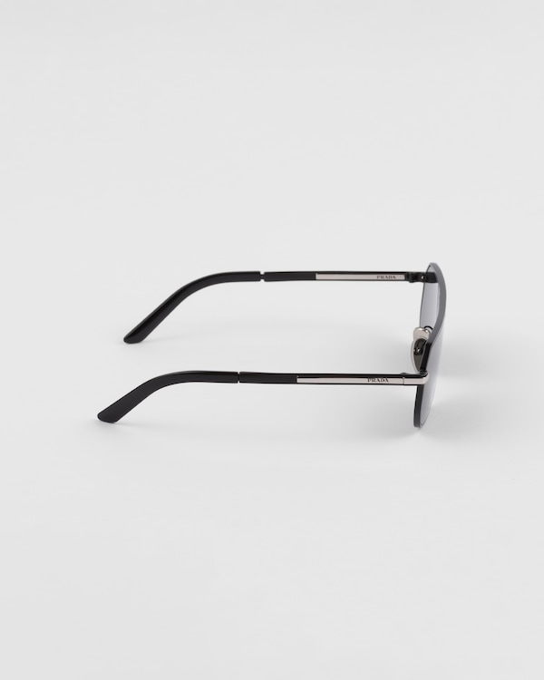 Sunglasses with iconic metal plaque - Slate Gray Lenses Sunglasses with iconic metal plaque - Slate Gray Lenses