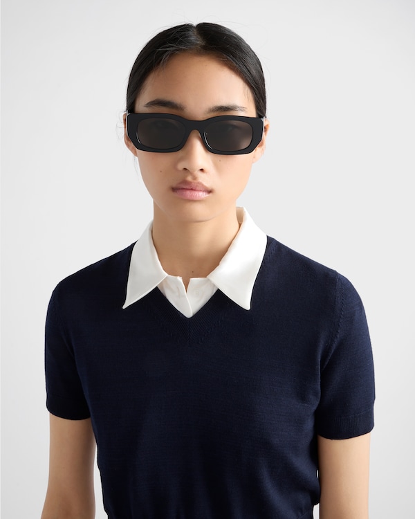 Sunglasses with the Prada logo - Slate Gray Lenses Sunglasses with the Prada logo - Slate Gray Lenses