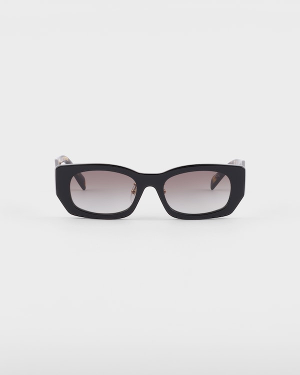 Sunglasses with the Prada logo - Gradient Anthracite Gray Lenses Sunglasses with the Prada logo - Gradient Anthracite Gray Lenses
