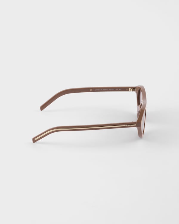 Prada sunglasses with the iconic metal plaque - Mud Brown lenses Prada sunglasses with the iconic metal plaque - Mud Brown lenses