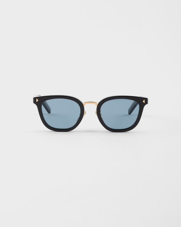 Sunglasses with the iconic metal plaque - Turquoise Lenses Sunglasses with the iconic metal plaque - Turquoise Lenses