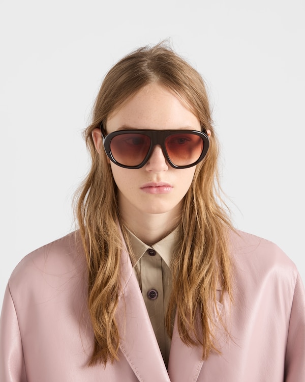 Prada Shadowplay系列太阳镜 - 渐变粉红色镜片 Prada Shadowplay系列太阳镜 - 渐变粉红色镜片