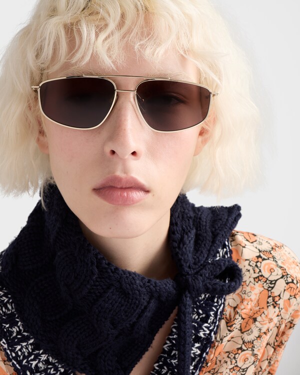 Prada Eyewear Collection sunglasses - Mulberry lenses Prada Eyewear Collection sunglasses - Mulberry lenses