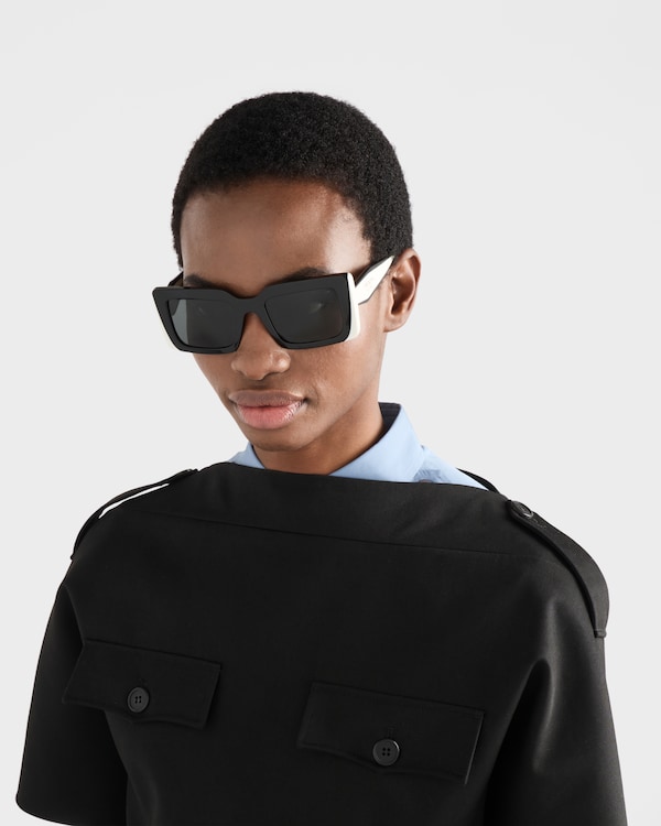 Sunglasses with Prada logo - Slate Gray Lenses Sunglasses with Prada logo - Slate Gray Lenses