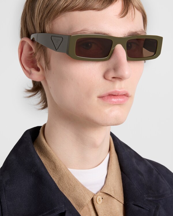 Sunglasses with triangle logo - Lenses Color Earth Sunglasses with triangle logo - Lenses Color Earth