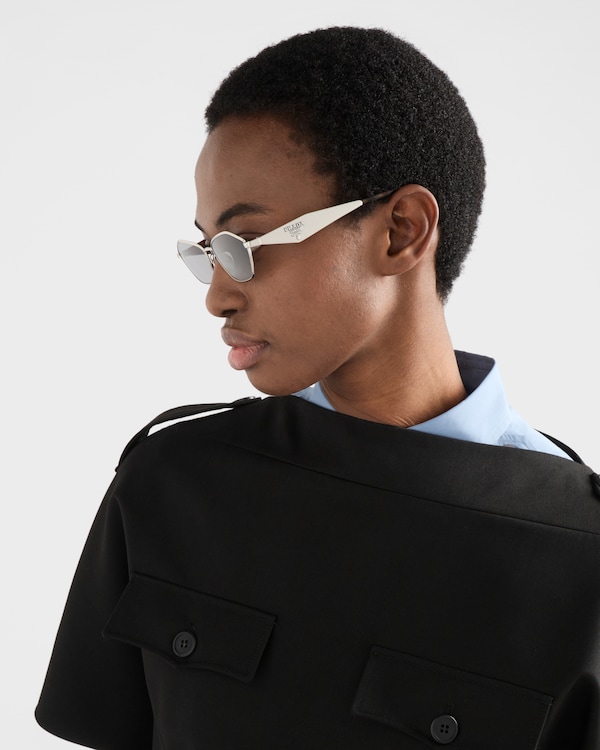 Sunglasses with Prada logo - Grey Lenses Sunglasses with Prada logo - Grey Lenses