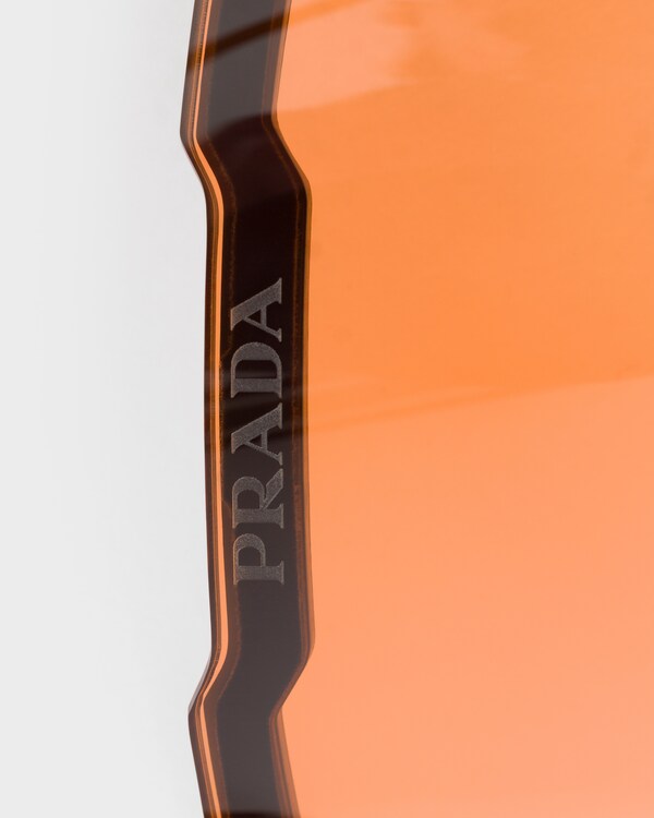 Prada Linea Rossa by Oakley snow goggle with interchangeable lenses - Torch/Persimmon Lenses Prada Linea Rossa by Oakley snow goggle with interchangeable lenses - Torch/Persimmon Lenses