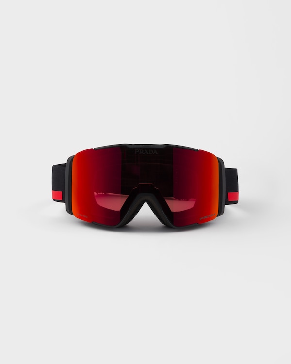 Prada Linea Rossa by Oakley snow goggle with interchangeable lenses - Torch/Persimmon Lenses Prada Linea Rossa by Oakley snow goggle with interchangeable lenses - Torch/Persimmon Lenses