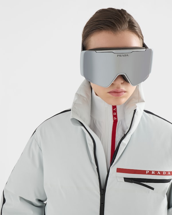 Prada Linea Rossa by Oakley可换镜片雪地护目镜 - 黑色/冰色镜片 Prada Linea Rossa by Oakley可换镜片雪地护目镜 - 黑色/冰色镜片