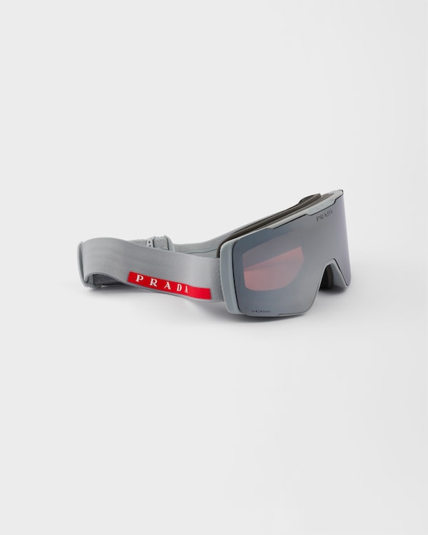 Prada Linea Rossa by Oakley可换镜片雪地护目镜 - 黑色/冰色镜片 Prada Linea Rossa by Oakley可换镜片雪地护目镜 - 黑色/冰色镜片