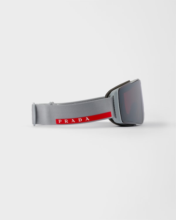 Prada Linea Rossa by Oakley可换镜片雪地护目镜 - 黑色/冰色镜片 Prada Linea Rossa by Oakley可换镜片雪地护目镜 - 黑色/冰色镜片