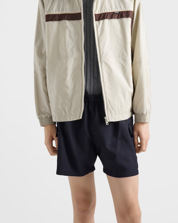 Mohair wool shorts - Navy Mohair wool shorts - Navy