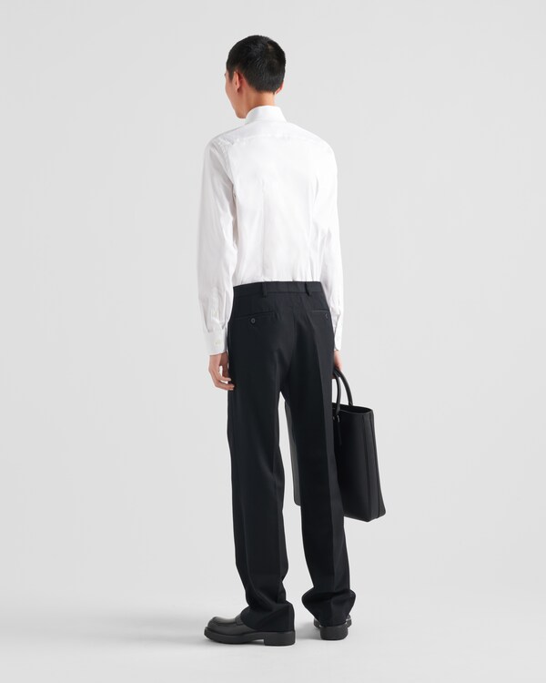 Stretch cotton shirt - White Stretch cotton shirt - White