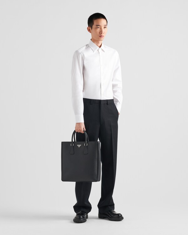 Stretch cotton shirt - White Stretch cotton shirt - White