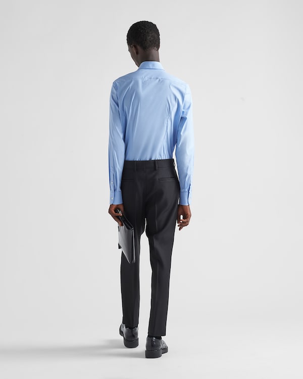 Stretch cotton shirt - Sky Blue Stretch cotton shirt - Sky Blue
