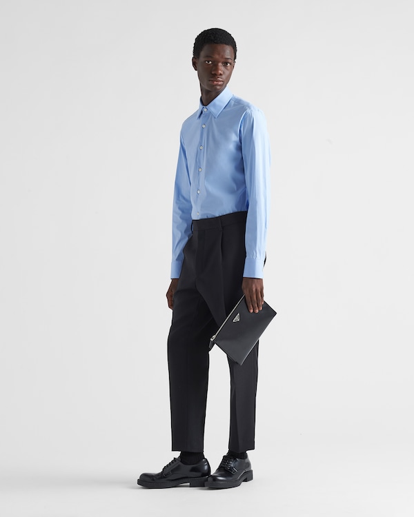 Stretch cotton shirt - Sky Blue Stretch cotton shirt - Sky Blue