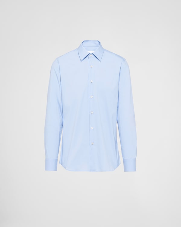 Stretch cotton shirt - Sky Blue Stretch cotton shirt - Sky Blue