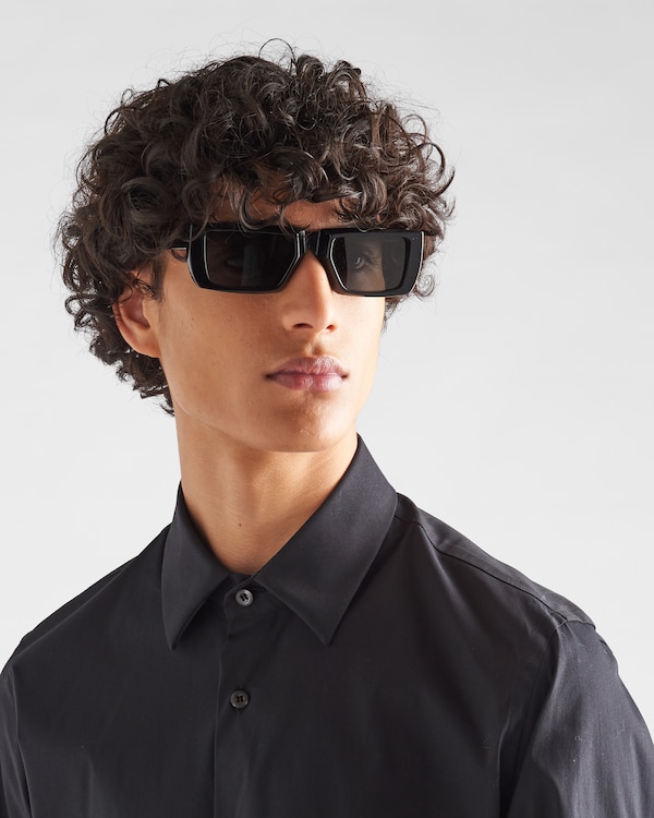 Stretch Poplin Shirt - Black Stretch Poplin Shirt - Black