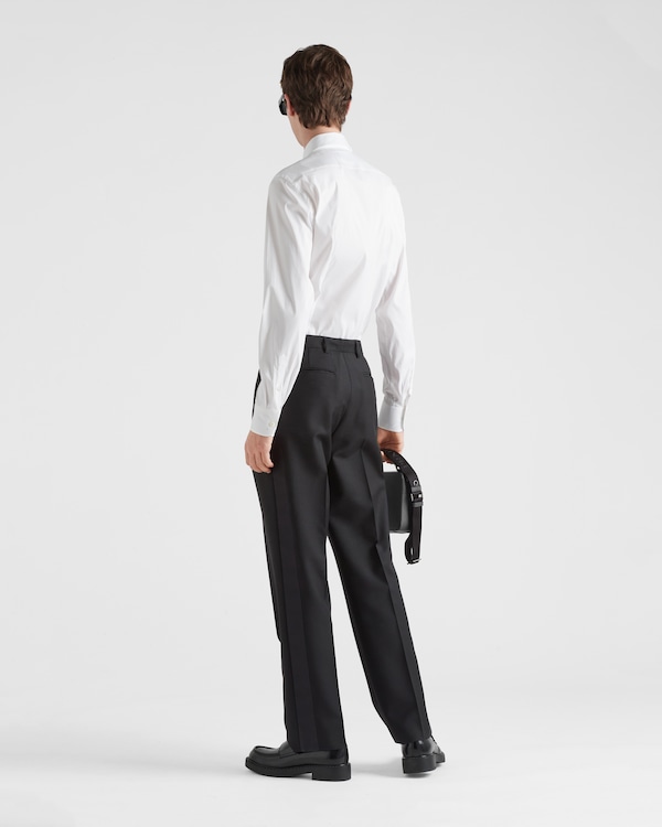 Stretch Poplin Shirt - White Stretch Poplin Shirt - White