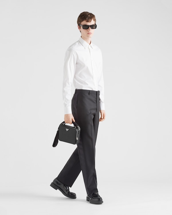 Stretch Poplin Shirt - White Stretch Poplin Shirt - White