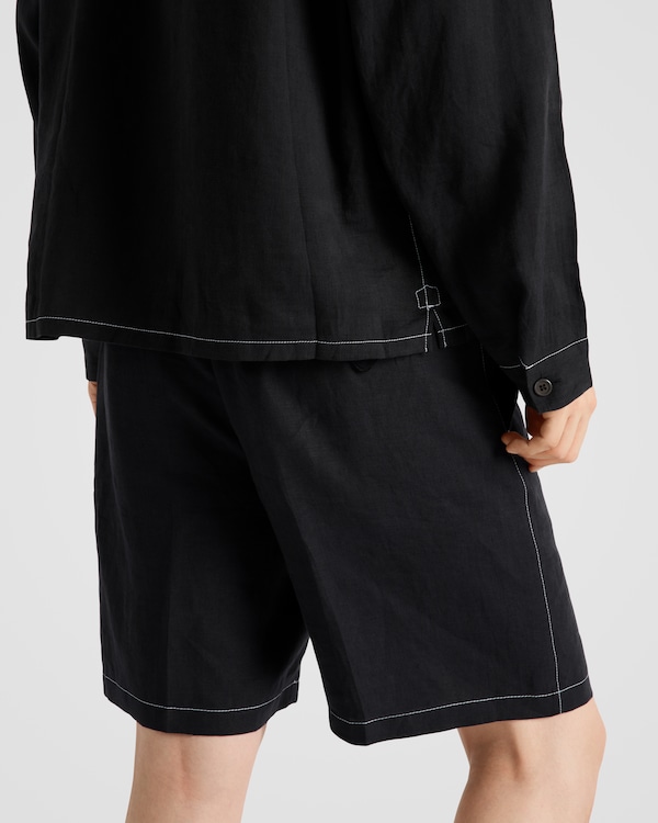 Linen shirt - Black Linen shirt - Black