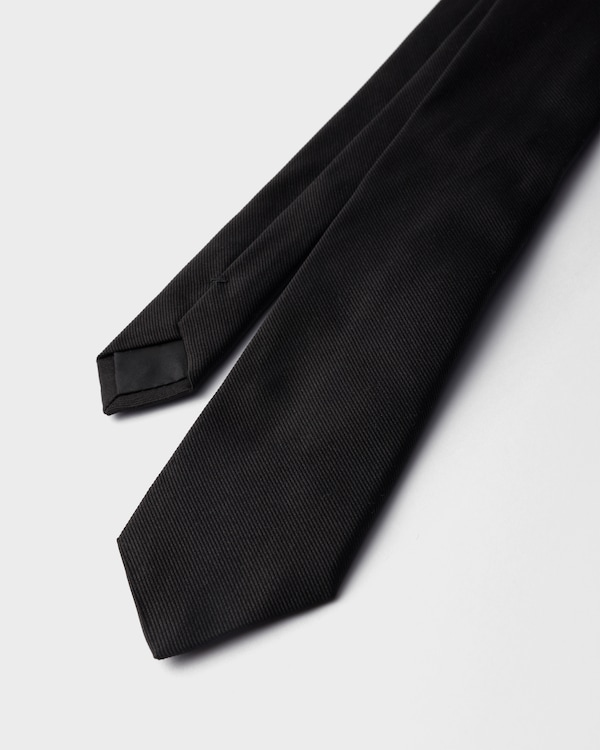 Silk tie - Black Silk tie - Black