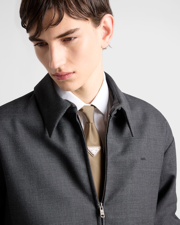 Re-Nylon tie - Beige Re-Nylon tie - Beige