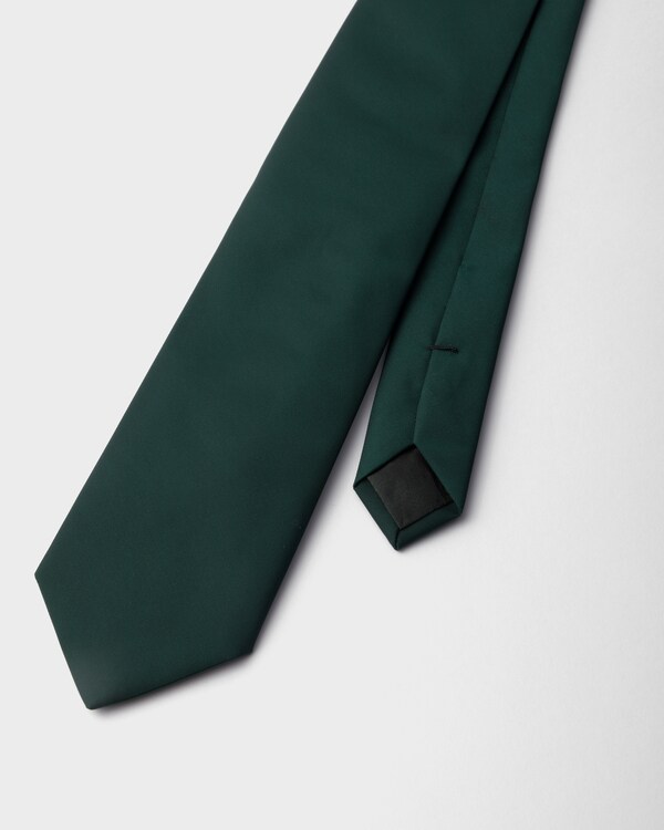 Re-Nylon tie - Bottle Green Re-Nylon tie - Bottle Green