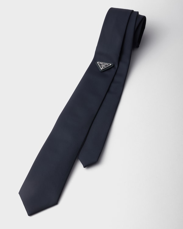 Re-Nylon tie - Blue Re-Nylon tie - Blue